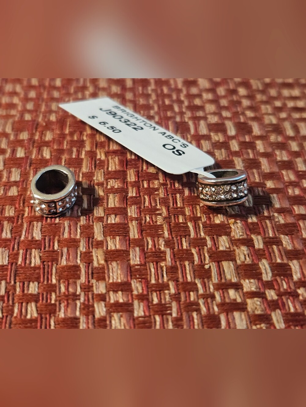 Brighton Silver-Tone Crystal Spacer Beads